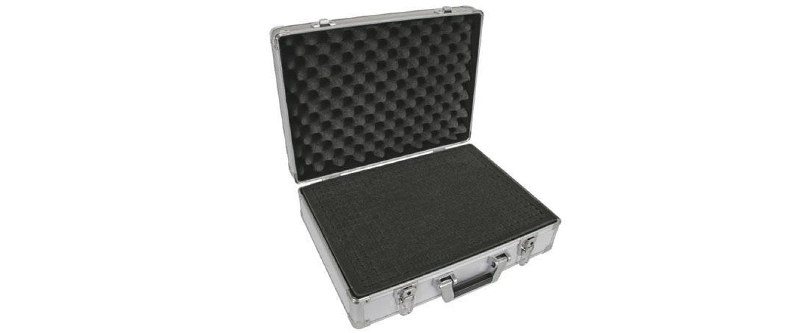 Perel 1819-42A Werkzeugkoffer 19 l – abschliessbar, mit Schaumstoffeinlage, B 455 × H 152 × T 330 mm