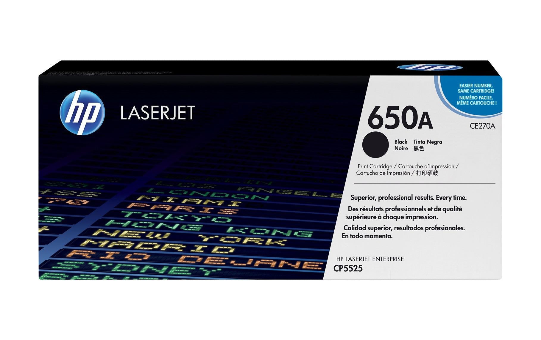 HP Toner 650A – schwarz, 13500 Seiten