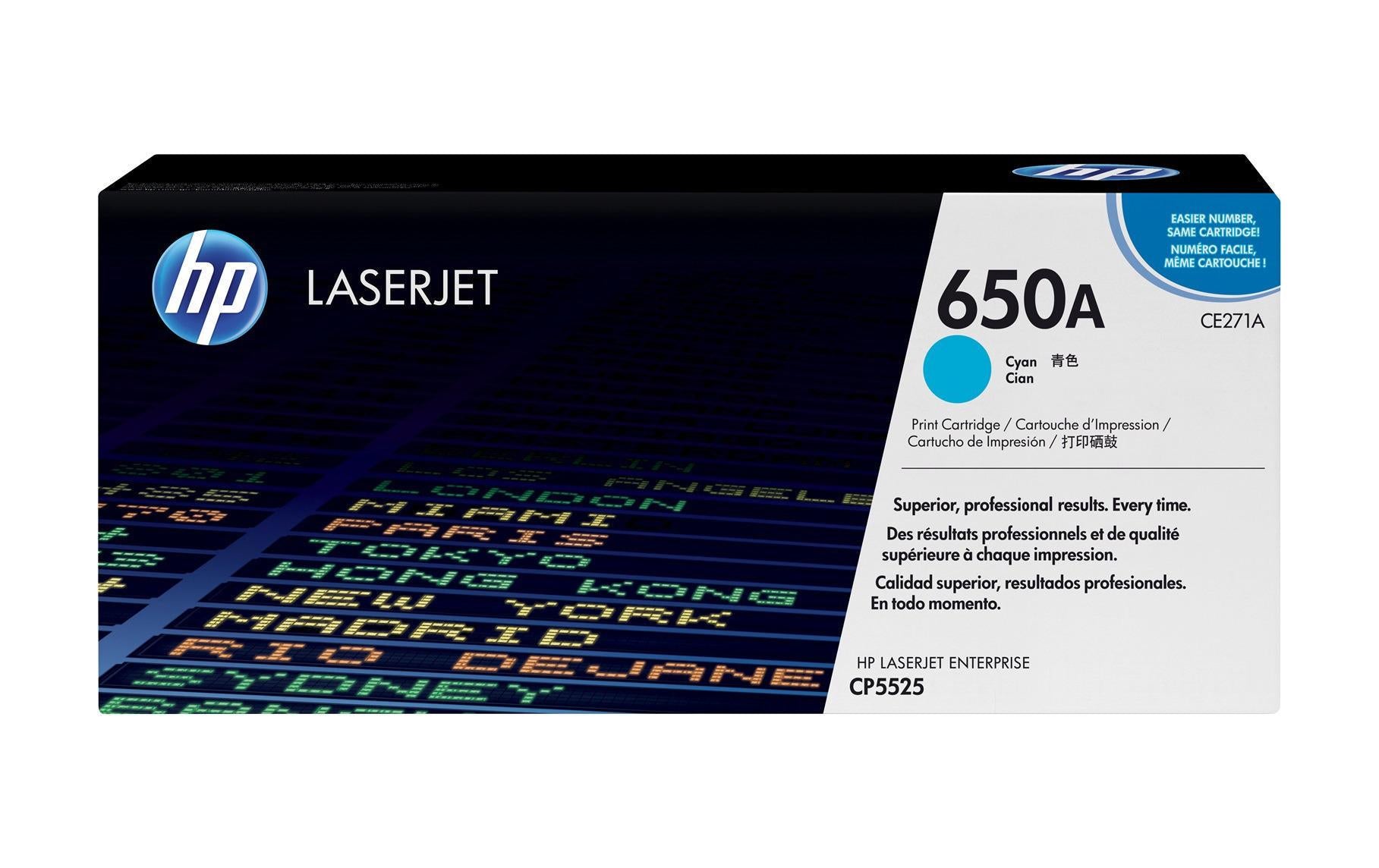 HP Toner 650A – cyan, 15000 Seiten