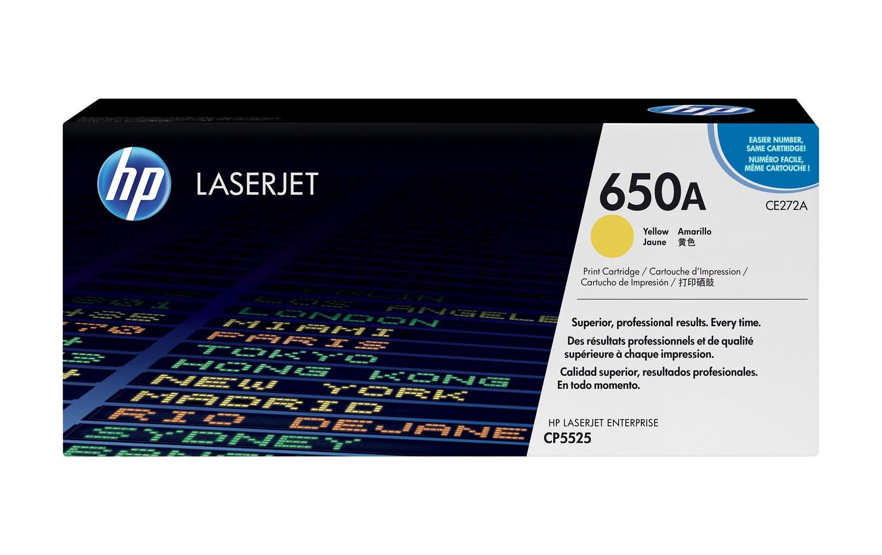 HP Toner 650A – gelb, 15000 Seiten