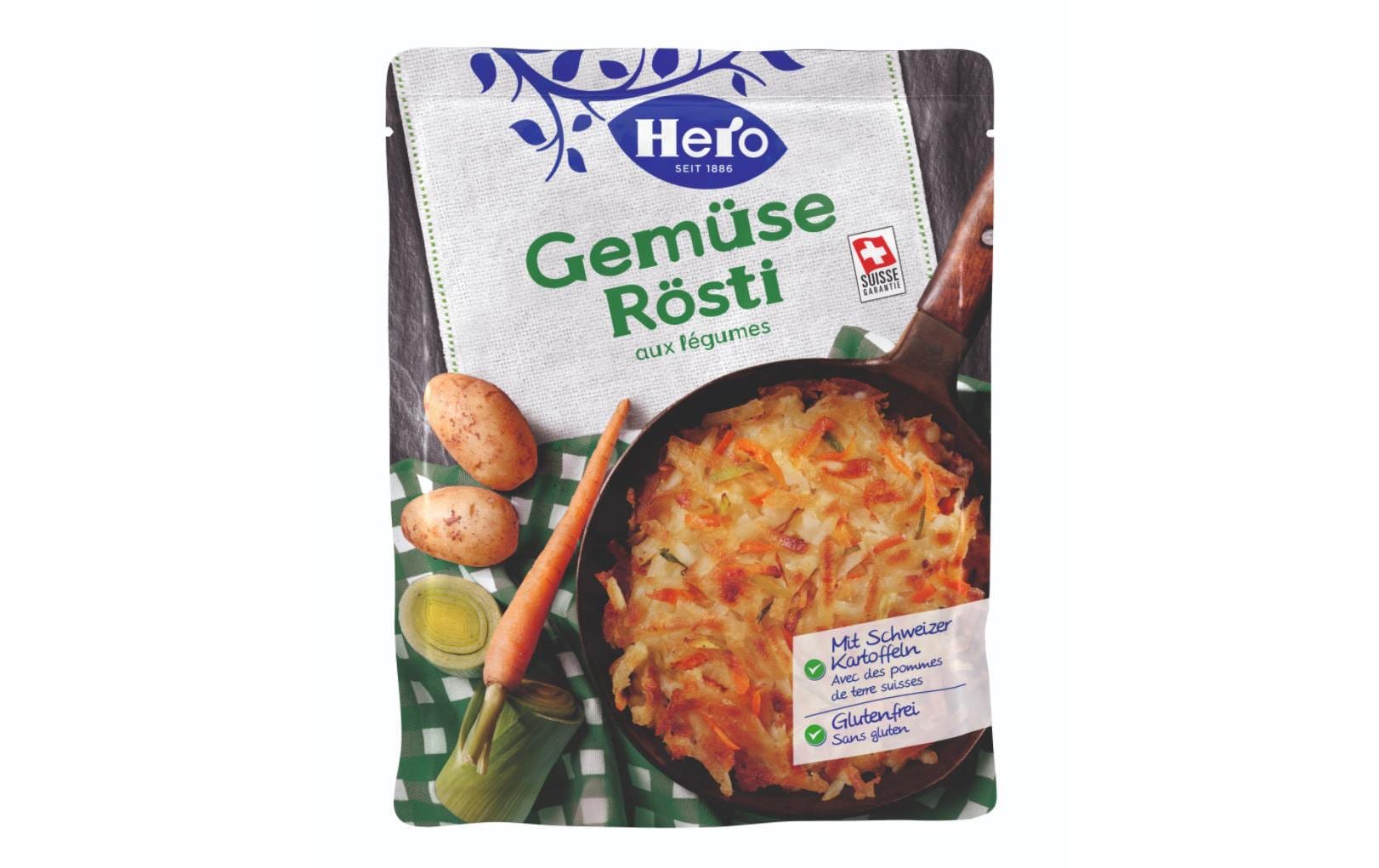 Hero Rösti Gemüse Vegan Box/Karton – 500 g
