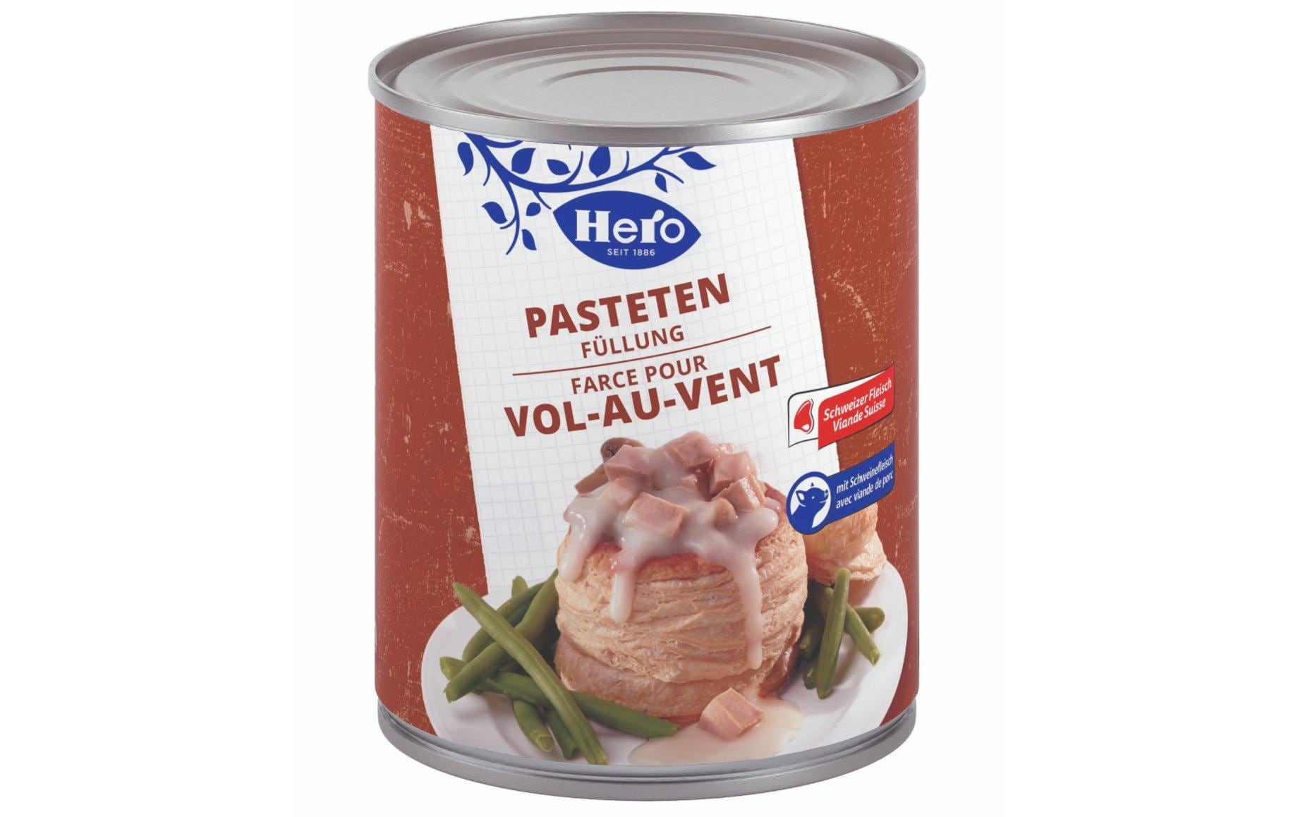 Hero Pastetenfüllung Schweinefleisch & Champignons – 840 g
