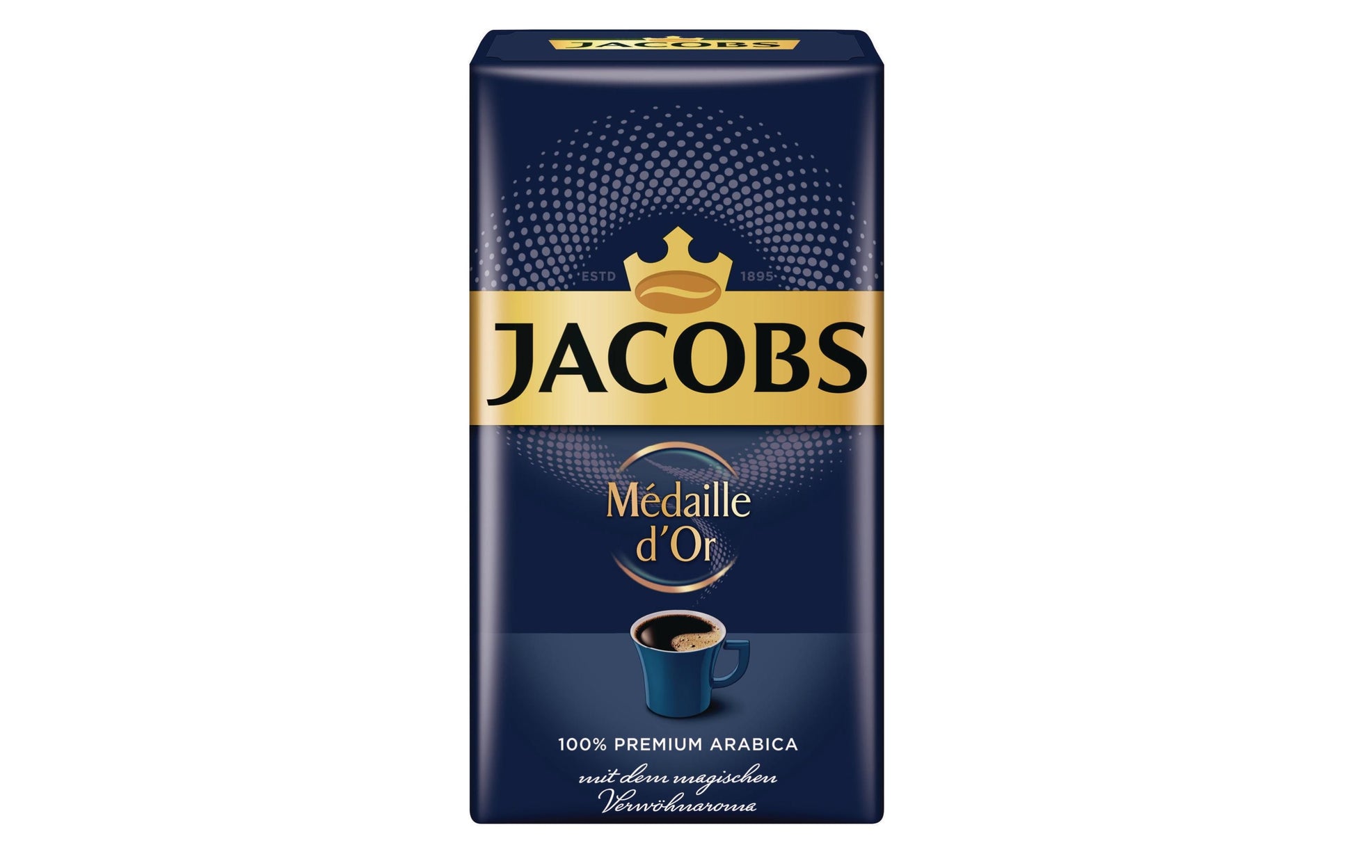 Jacobs Médaille d'Or – Bohnenkaffee – Café Crème, 500 g
