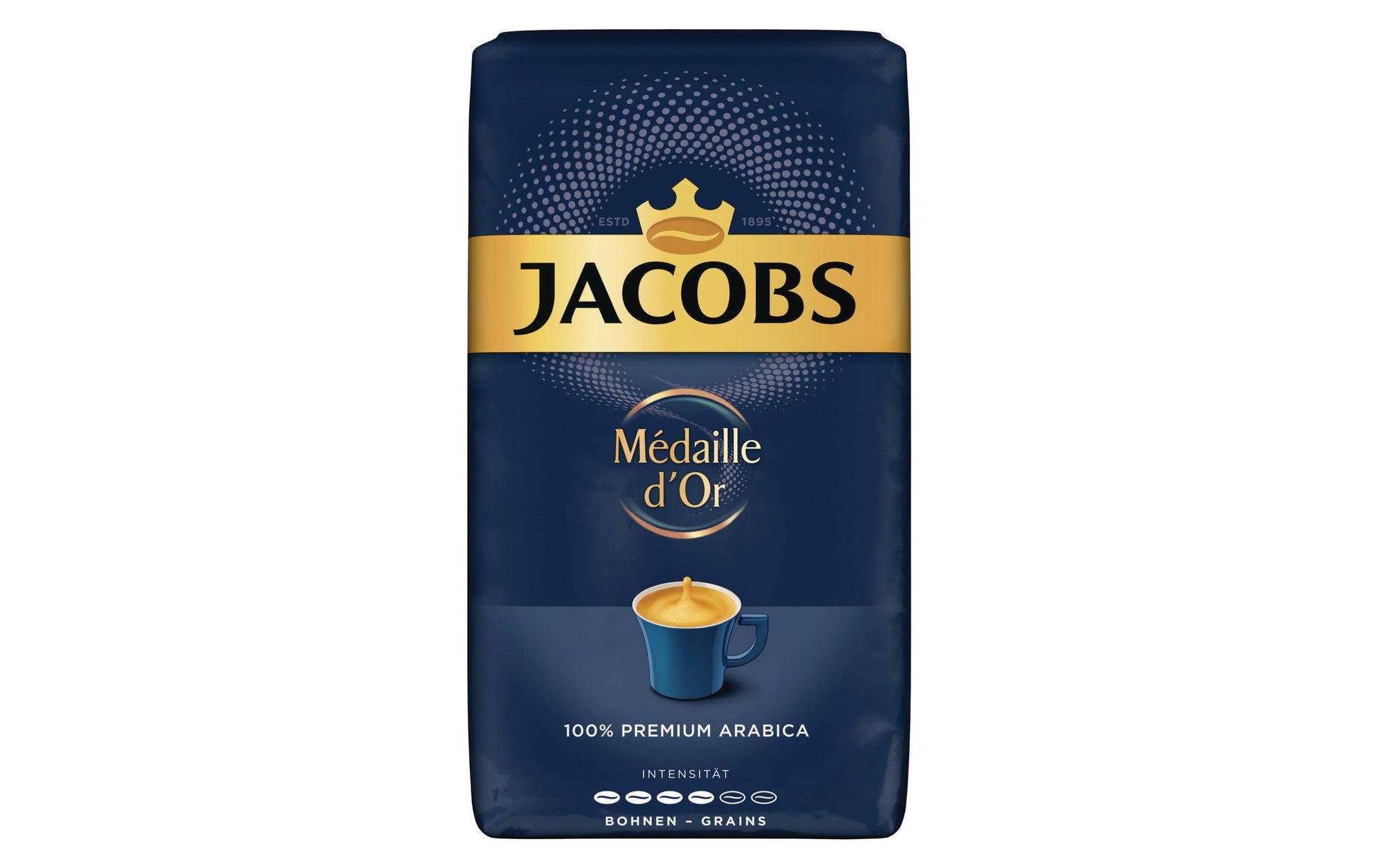 Jacobs Médaille d'Or – Kaffeebohnen – Café Crème, mittel, 1 kg