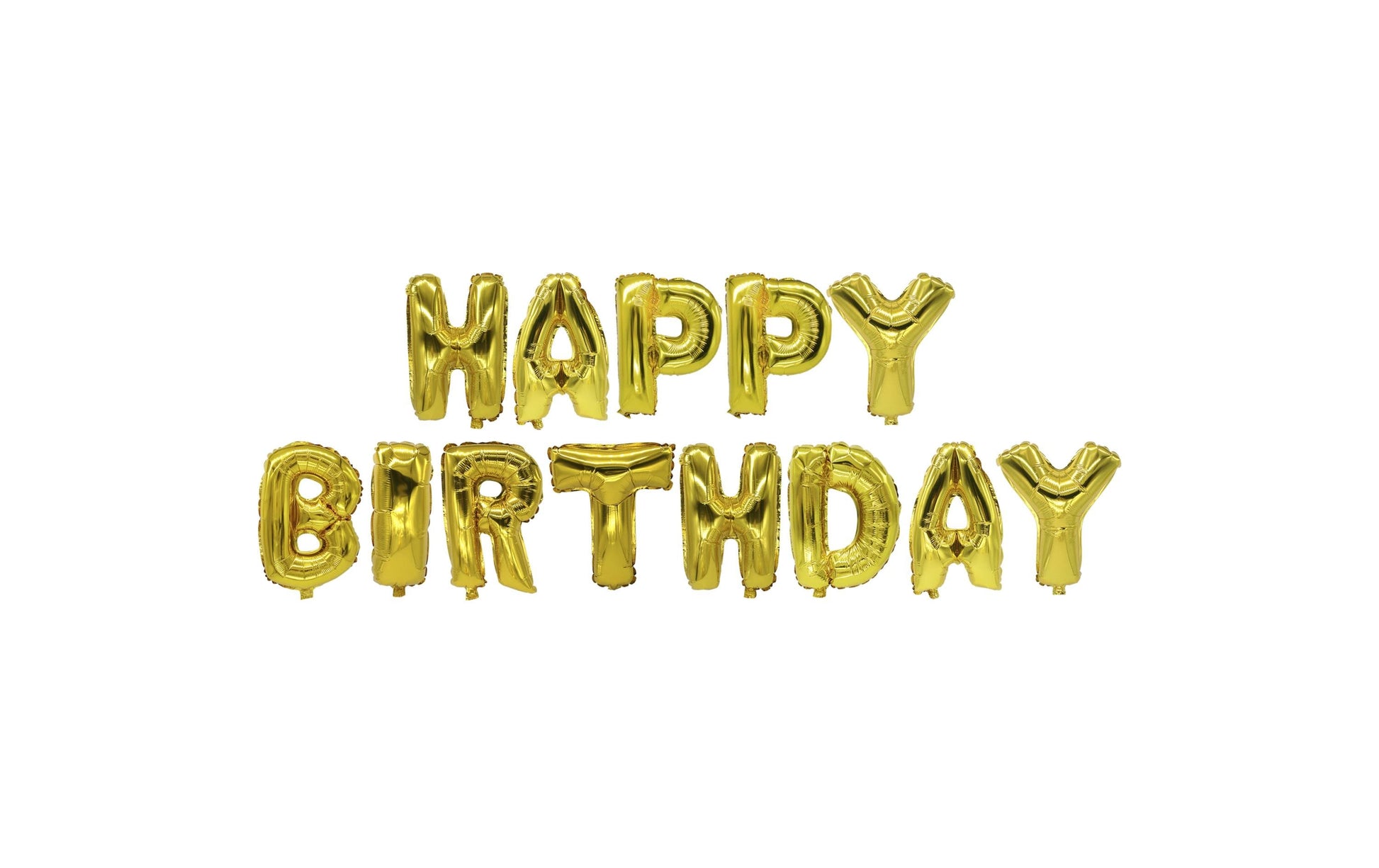 Papstar Folienballon Happy Birthday – Gold – 35 cm – Folie – 1 Stk