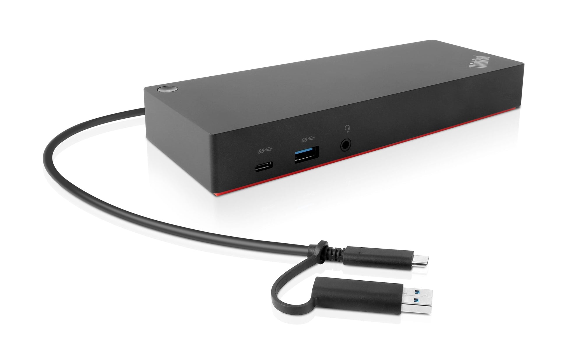 Lenovo Dockingstation – USB-C, 2× DP, 2× HDMI, 5× USB-A, 135 W PD, GbE, 3,5 mm Audio, für ThinkPad