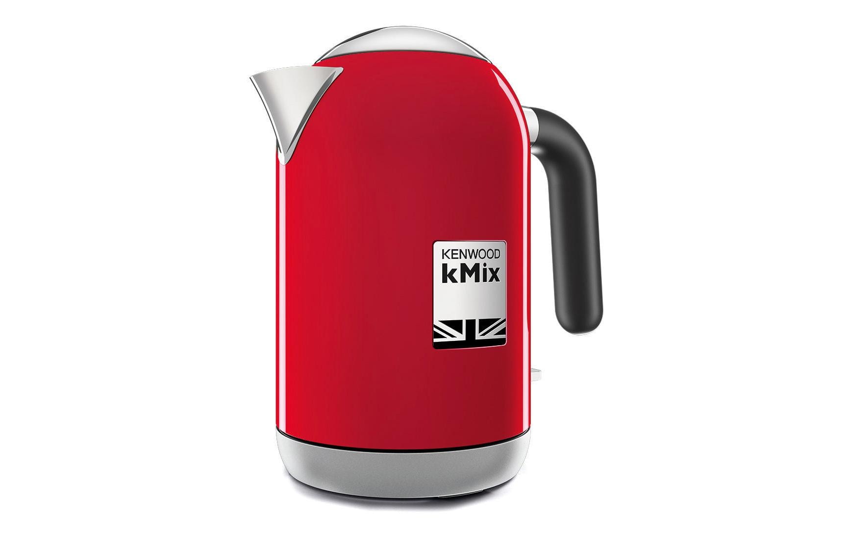 Kenwood Electronics Kenwood kMix ZJX650RD – Wasserkocher 1,0 l, 2200 W, Metall, Rot