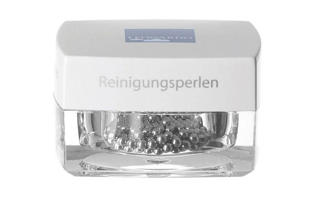 LEONARDO Reinigungsperlen – silber, für Dekanter, Karaffen, Vasen
