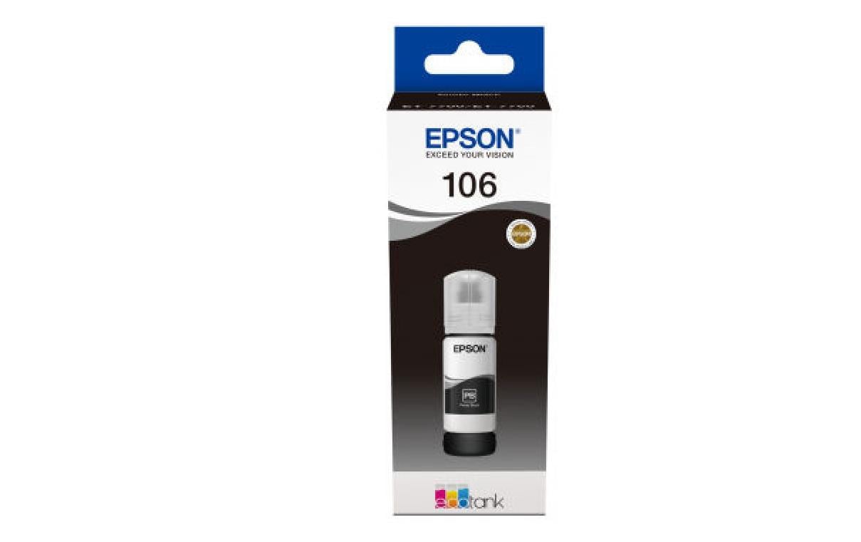Epson Tintenpatrone 106, Schwarz, 5'000 Seiten – für Inkjetdrucker/Multifunktionsgeräte