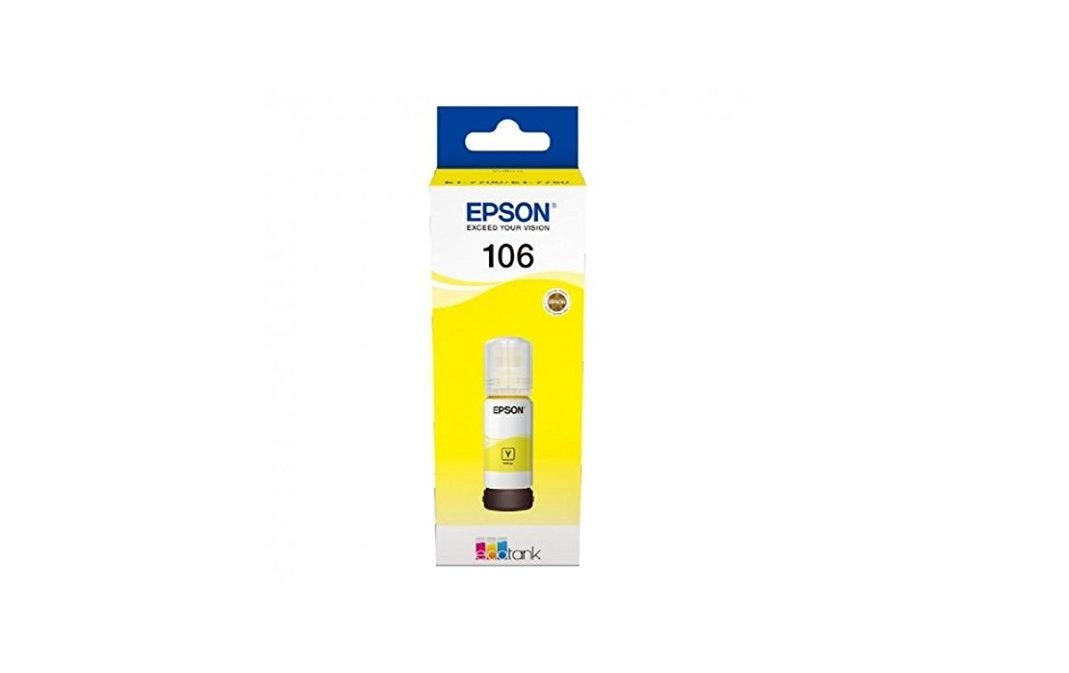 Epson Tintenpatrone 106, Gelb – für Inkjetdrucker/Multifunktionsgeräte