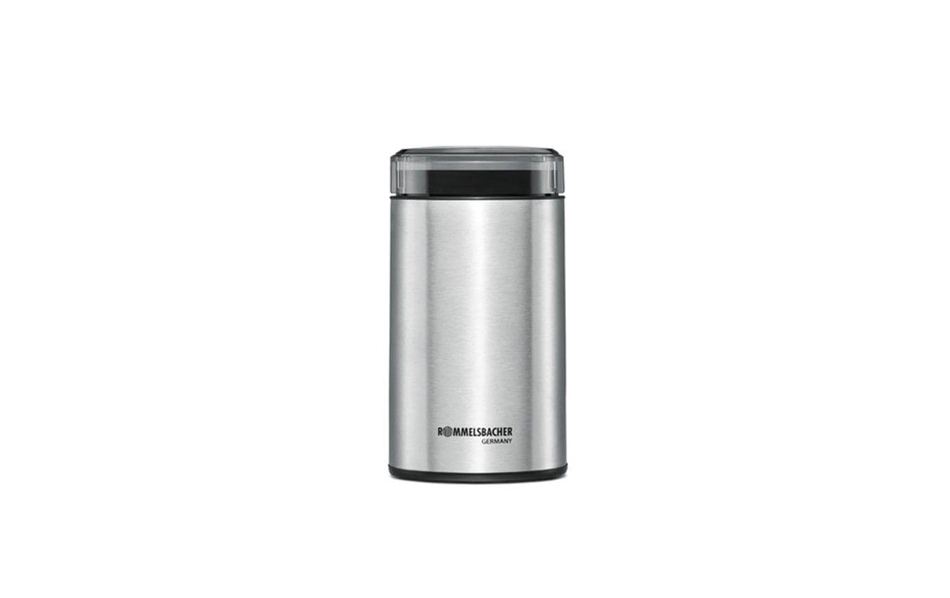 Rommelsbacher Kaffeemühle EGM 100 – Schlagmesser, 70 g, 200 W, Silber