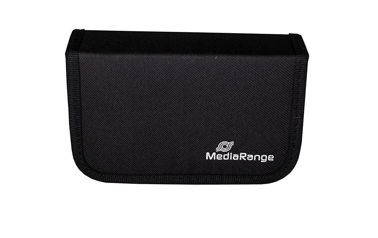 MediaRange USB-/SD-Tasche – für 6 USB-Sticks, 3 SD-Karten, Nylon, 170 × 49 × 108 mm