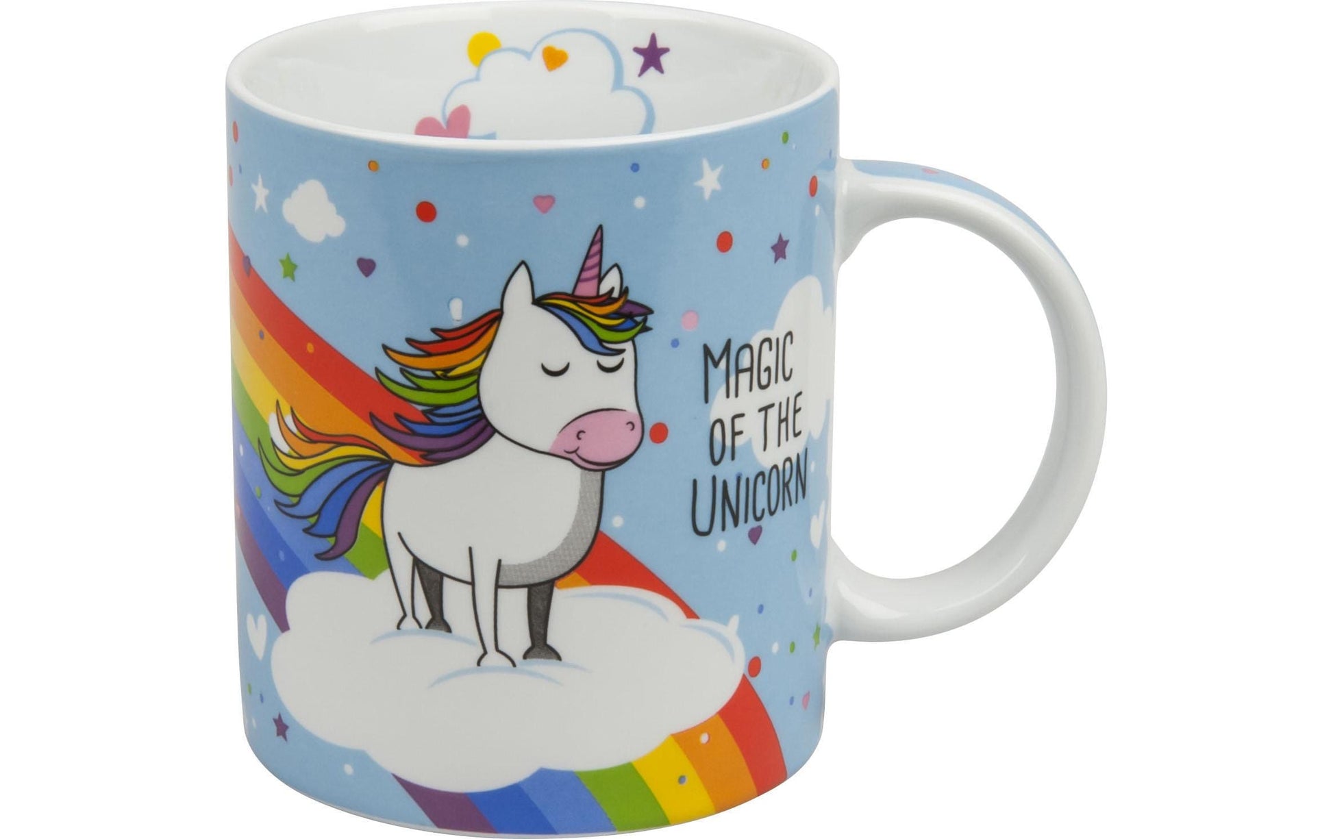 Könitz Porzellan Könitz Tasse The Magic of the Unicorn – 330 ml, Ø 8,2 cm, Porzellan, Mehrfarbig, spülmaschinenfest
