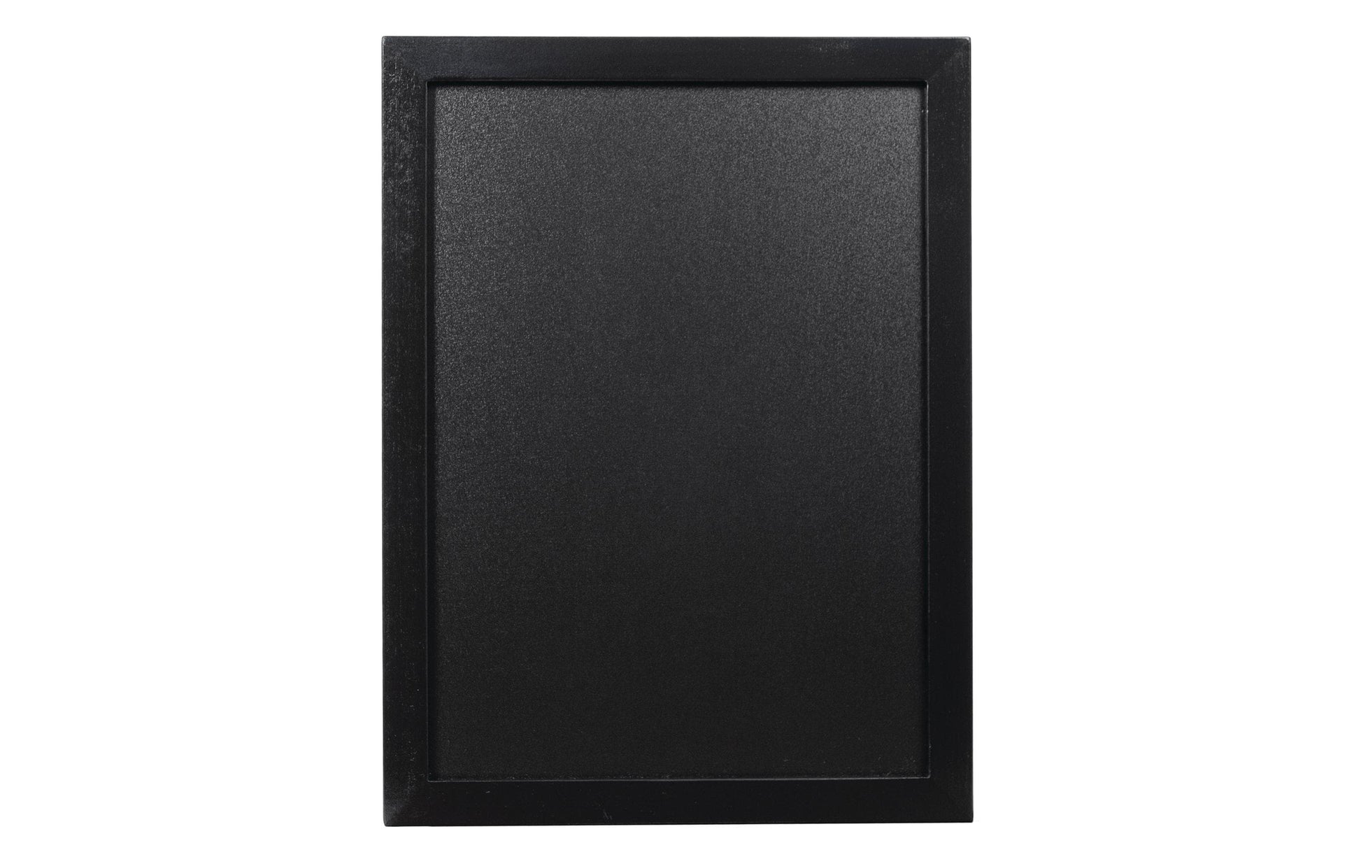 Securit Kreidetafel WOODY – 300 × 400 mm – Holzrahmen, schwarz – beidseitig, für Kreidemarker