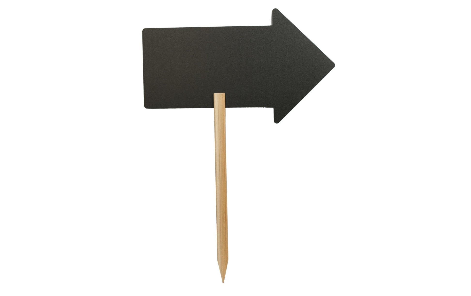 Securit Silhouette-Kreidetafel FBS-ARROW – 670 × 492 mm – Melamin, schwarz – für Kreidemarker
