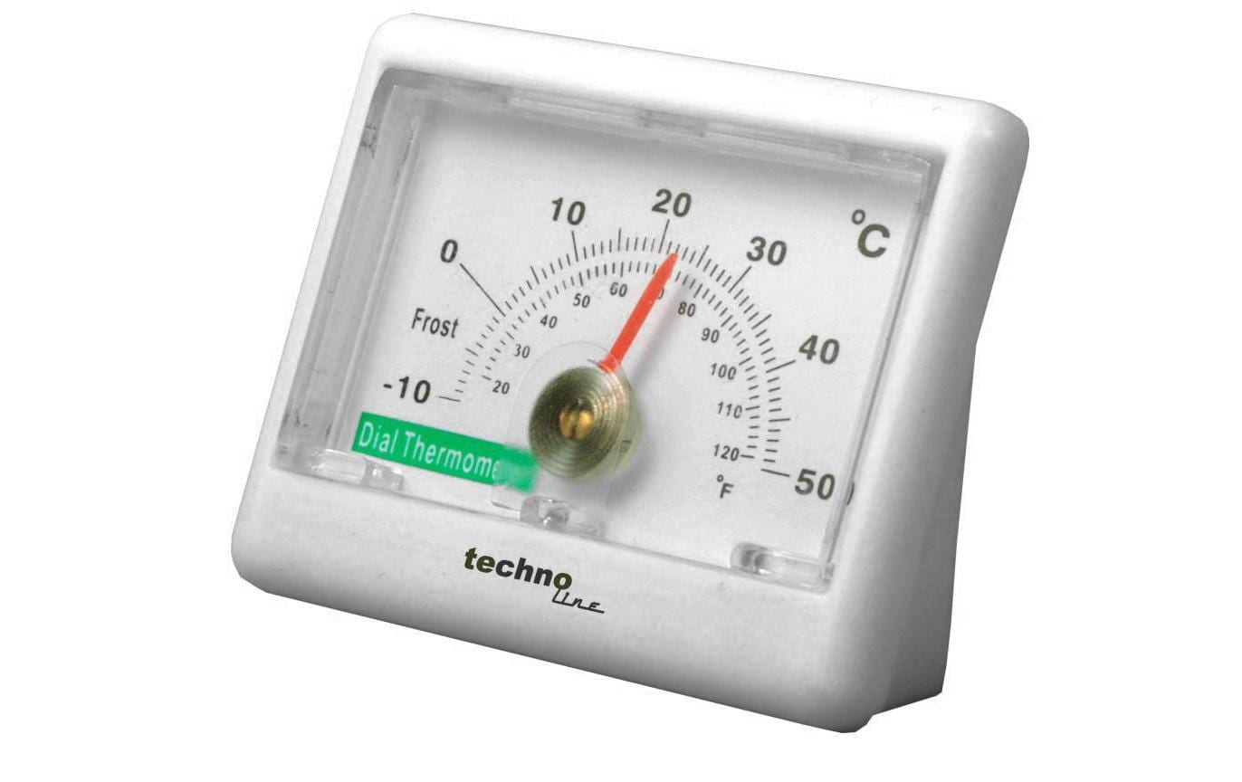 Technoline WA 1015 – Thermo-/Hygrosensor (Einzelsensor), Analog-Display – Weiss