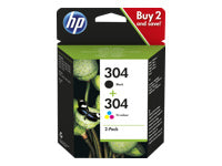 HP Tintenpatronen-Multipack 304, CMYK, 2er-Pack
