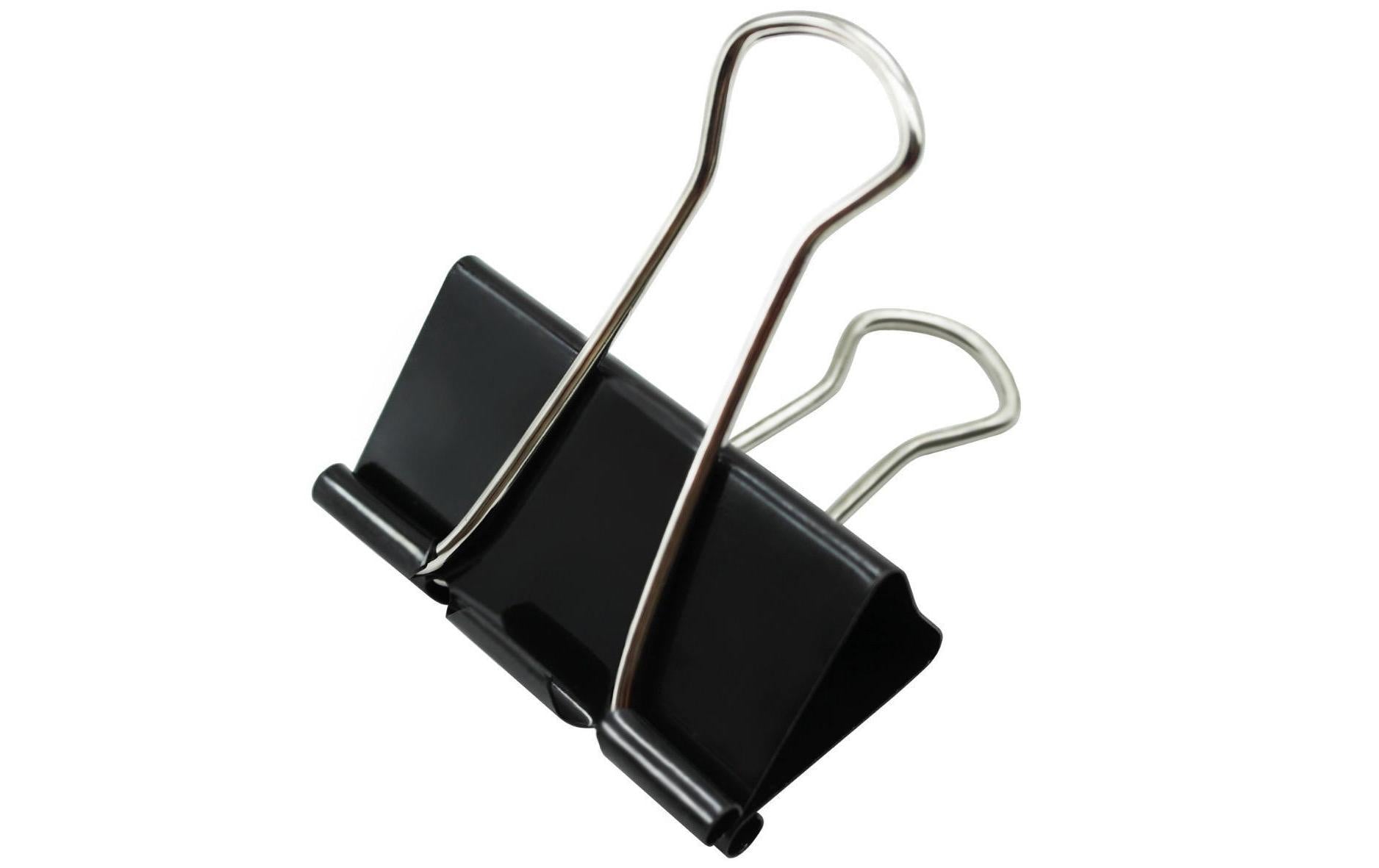 Maped Foldback-Klammern 41 mm – schwarz, 12 Stk.