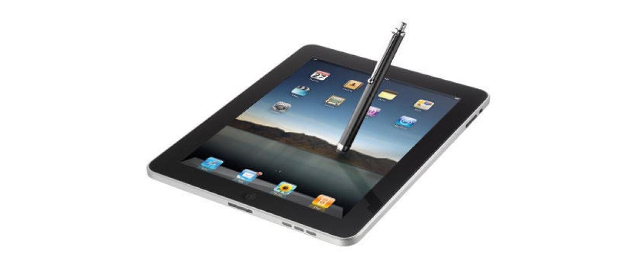 Trust Eingabestift für Tablets und Touch-Geräte – weiche Gummispitze, mit Clip – Schwarz