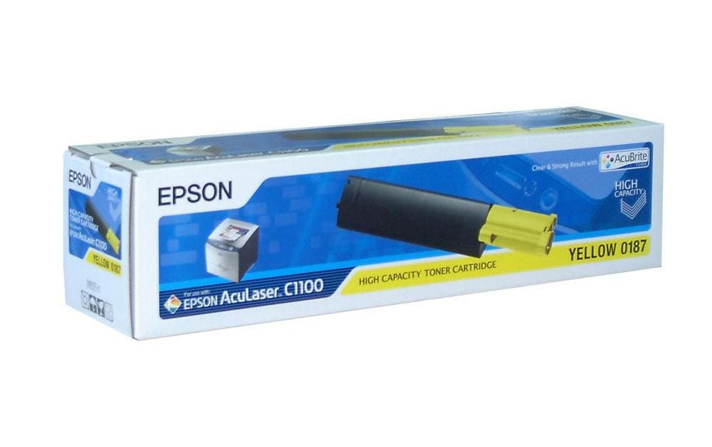 Epson Toner – Gelb, 4000 Seiten – für Aculaser C 1100, C 1100 N, CX 11 NF und andere