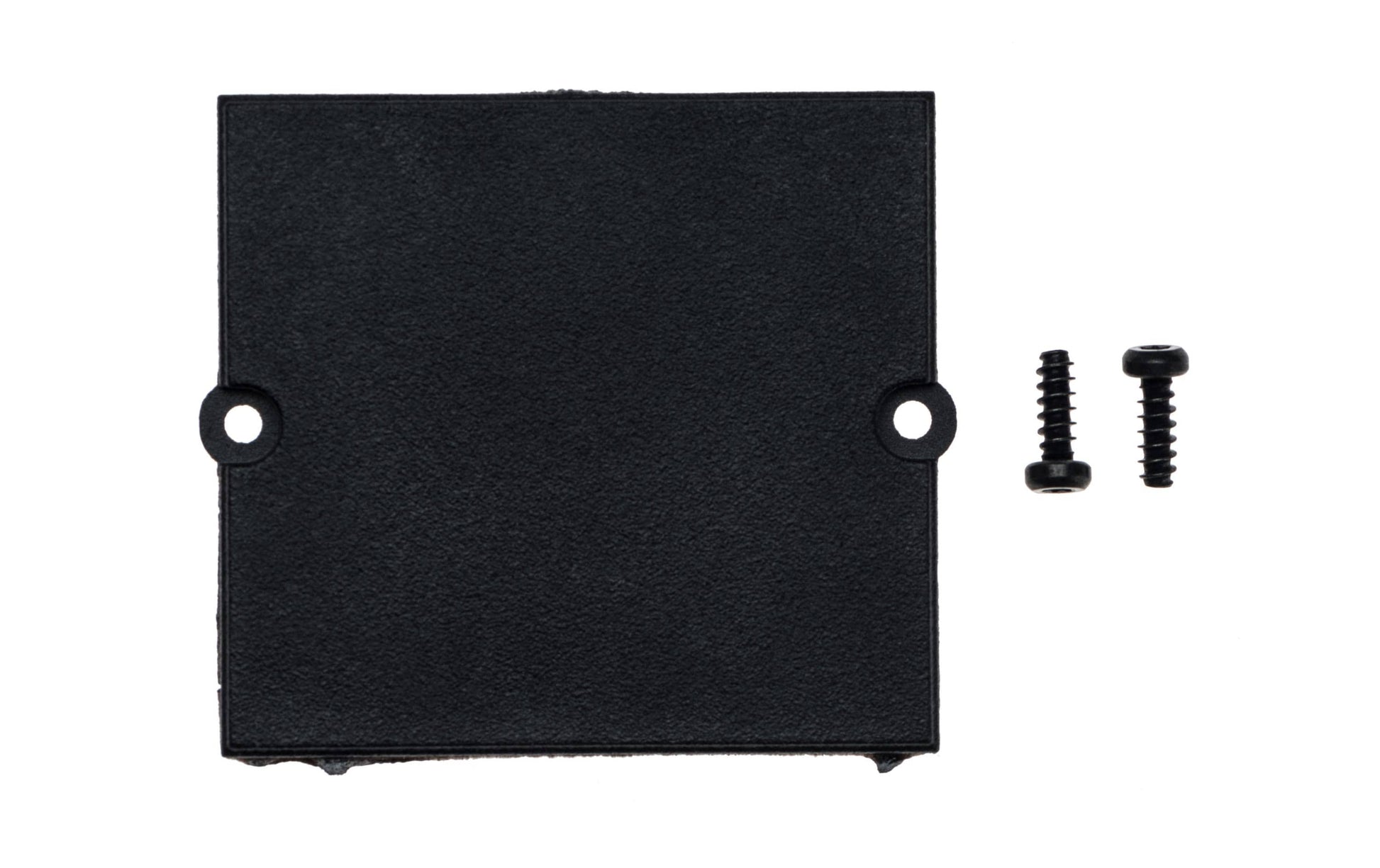 Bachmann Blindmodul mit Schraubkappe und 2 Schrauben – schwarz