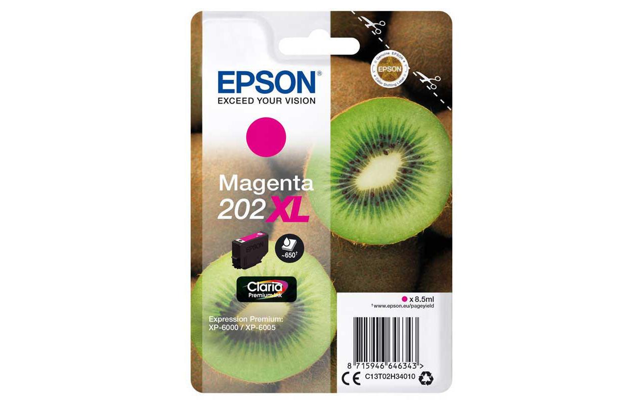 Epson Tintenpatrone 202XL, Magenta, 8,5 ml