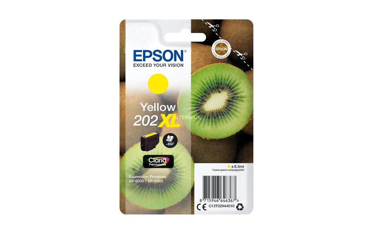 Epson Tintenpatrone 202XL, Gelb, 8,5 ml