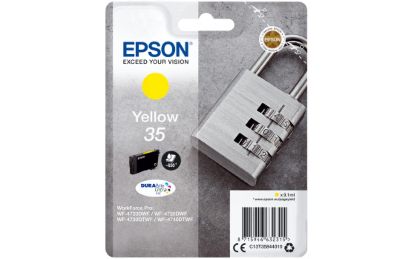 Epson Tintenpatrone 35, Gelb, 9,1 ml