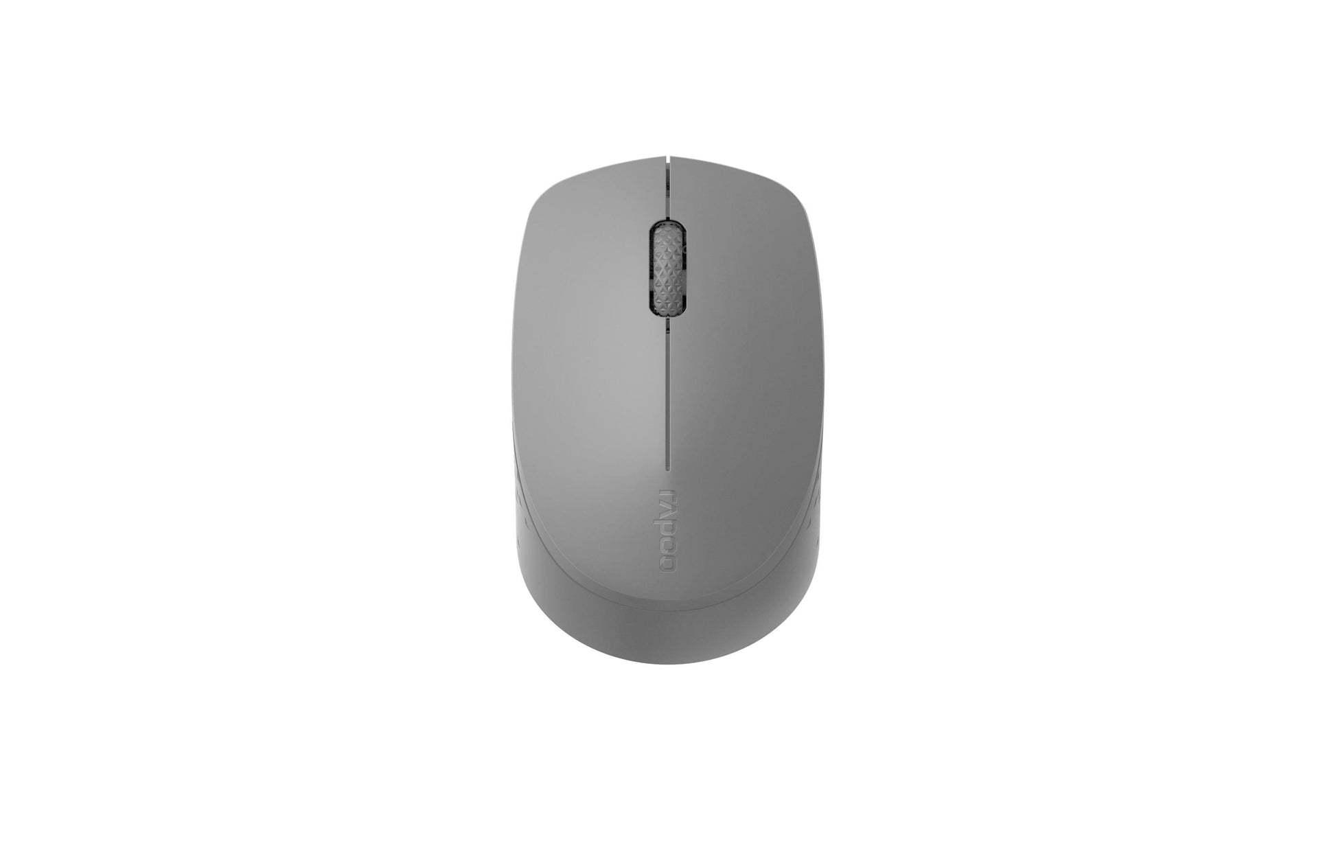 Rapoo M100 Mobile Maus – kabellos, Bluetooth + 2,4 GHz, beidhändig, Silent-Tasten, grau/schwarz