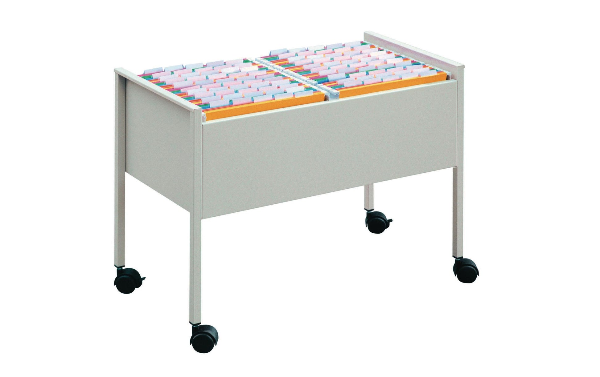 Durable Hängemappenwagen Economy 100 DUO A4 – 4 Rollen, A4