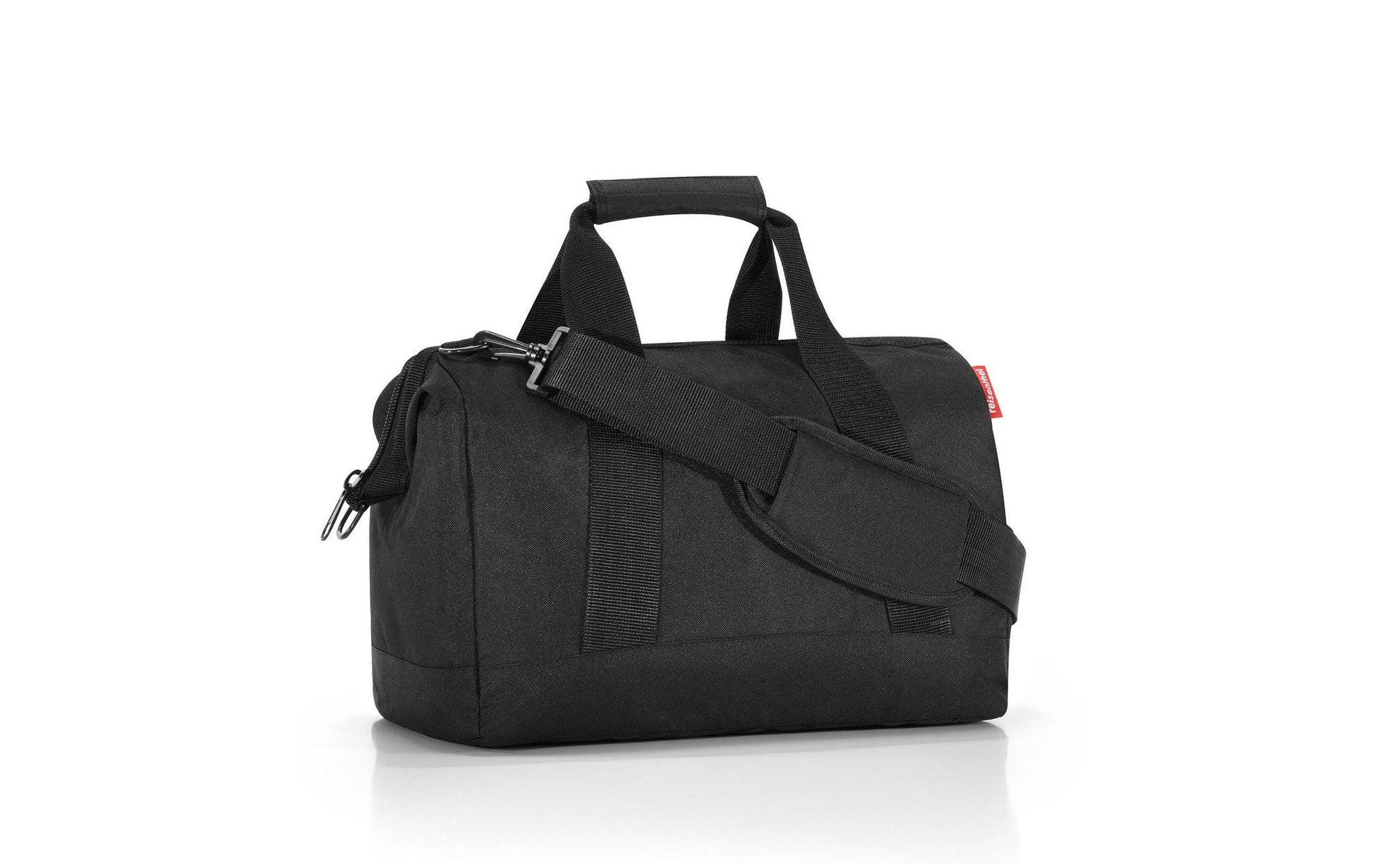 Reisenthel Umhängetasche Allrounder M – 18 l, Polyester, Schwarz, 40 × 33,5 × 24 cm