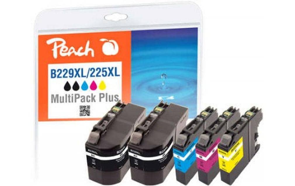Peach Tintenpatronen-Multipack XL, 5er-Pack, kompatibel – für Brother MFC-J 5320, MFC-J 5600, MFC-J 5620 und andere