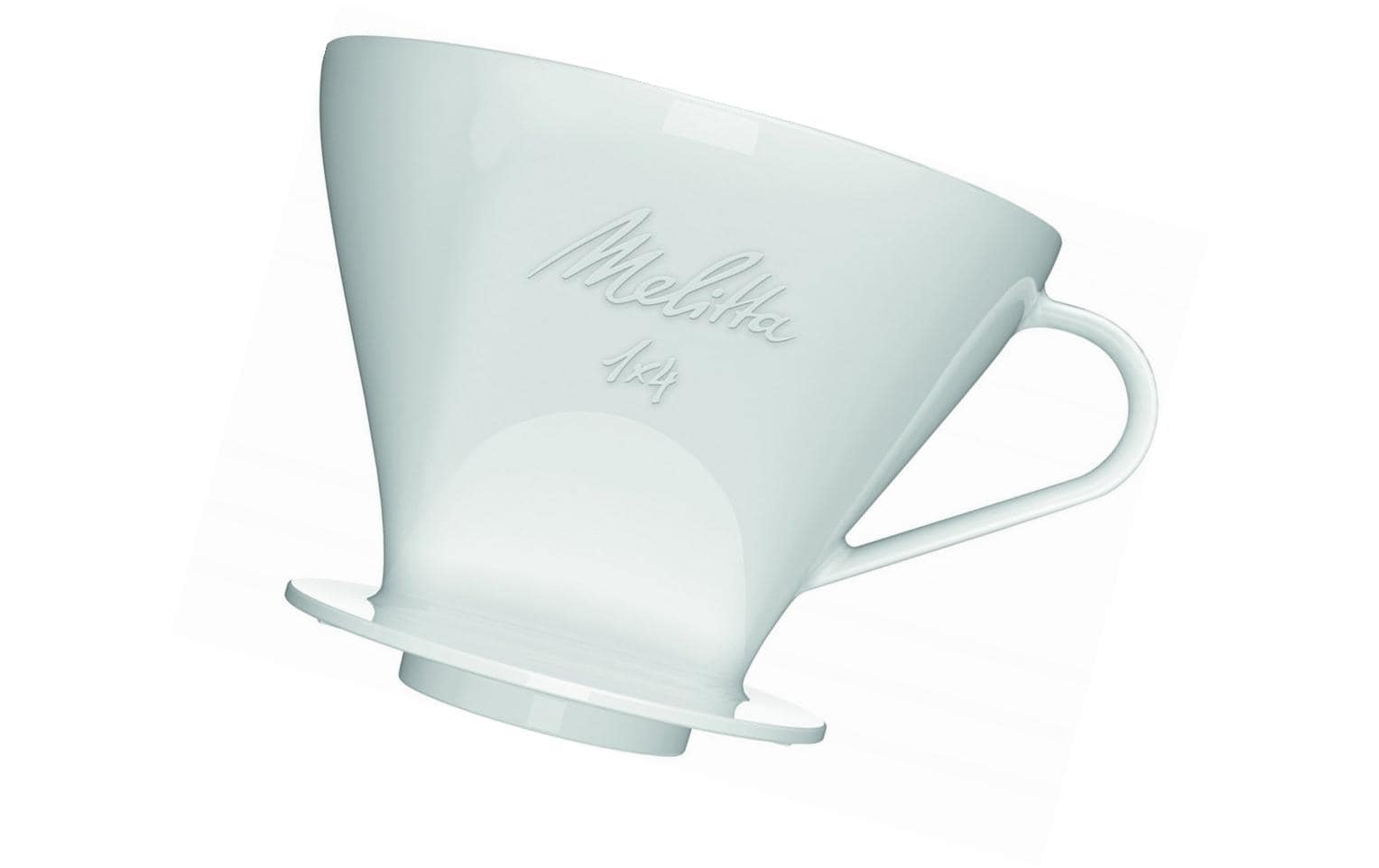 Melitta Kaffeefilter, Porzellan, Weiss, 1 Stück, für 1x4, spülmaschinenfest