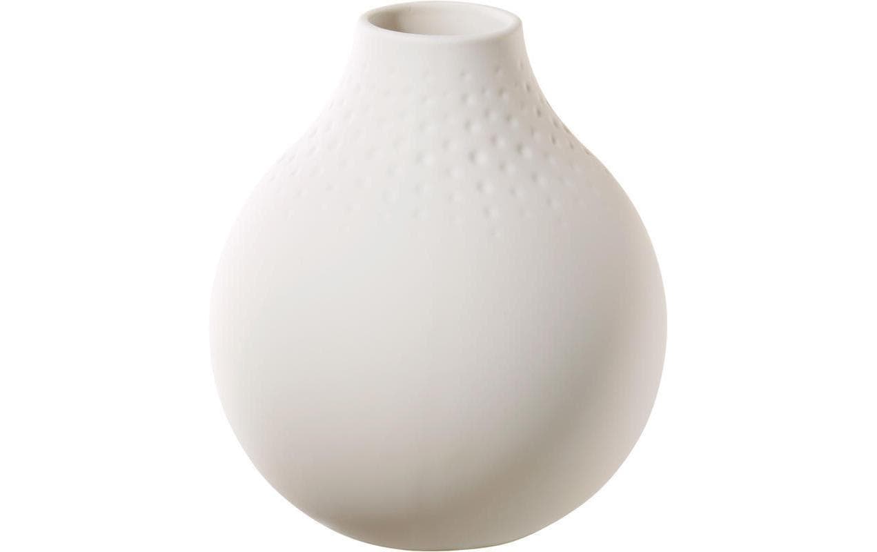 Villeroy & Boch Collier Vase – Ø 11 × 12 cm – Porzellan, weiss