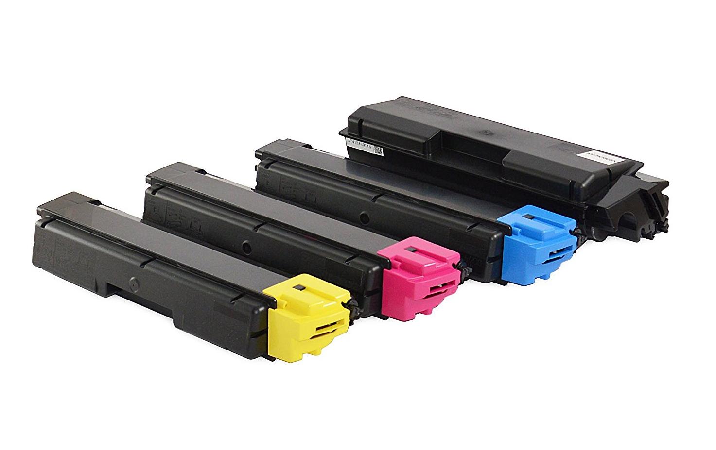 Kyocera – Toner-Multipack TK-590 – BK/C/M/Y, 5000 Seiten – für FS-C2026/FS-C2126MFP/M6526cdn und andere