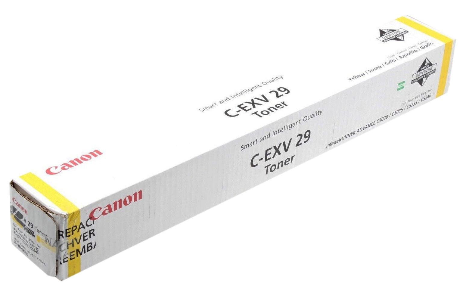 Canon Toner C-EXV29 – gelb, 27000 Seiten