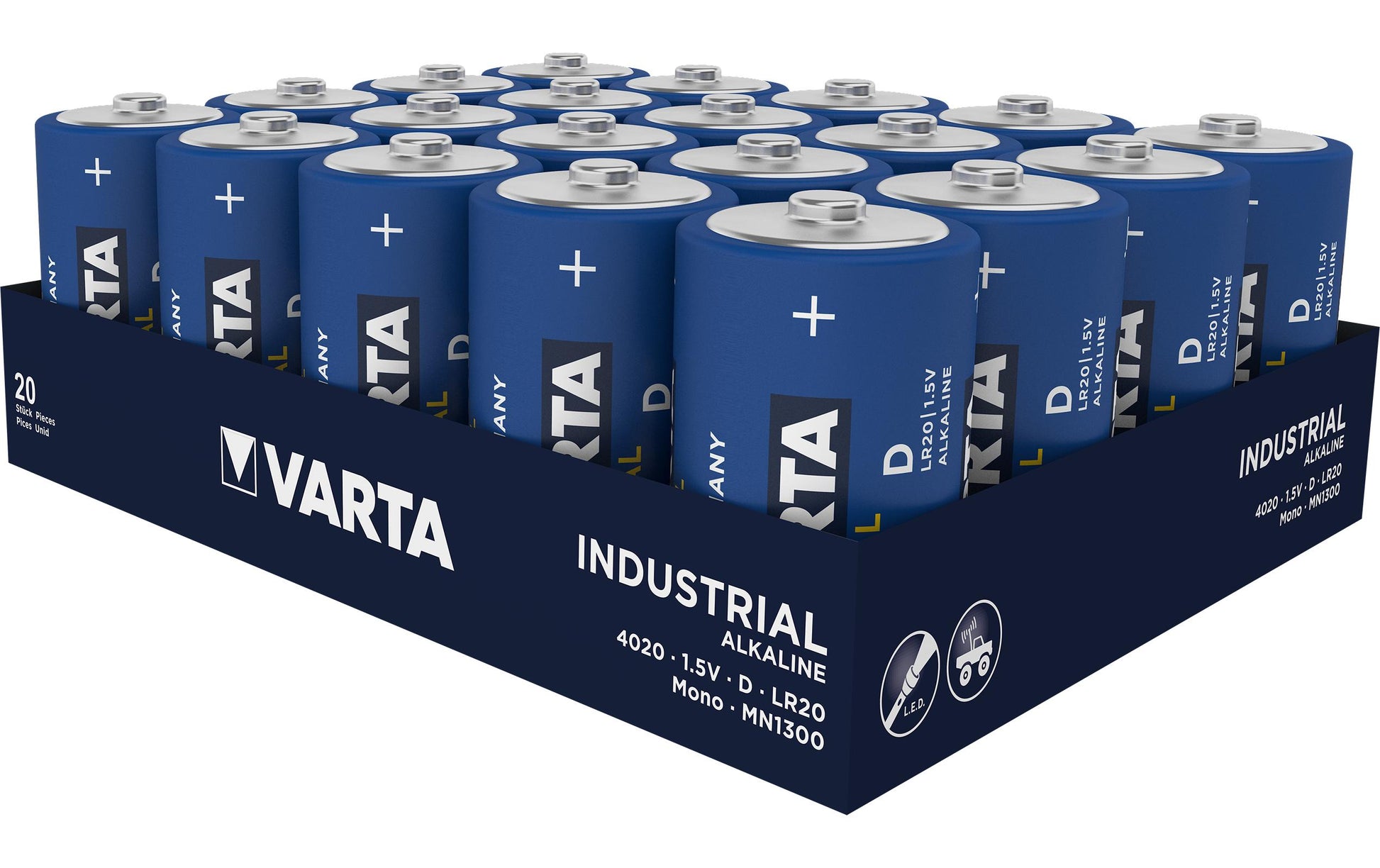 Varta Akku 1,5 V 17000 mAh 25,50 Wh Alkaline – für Geräte