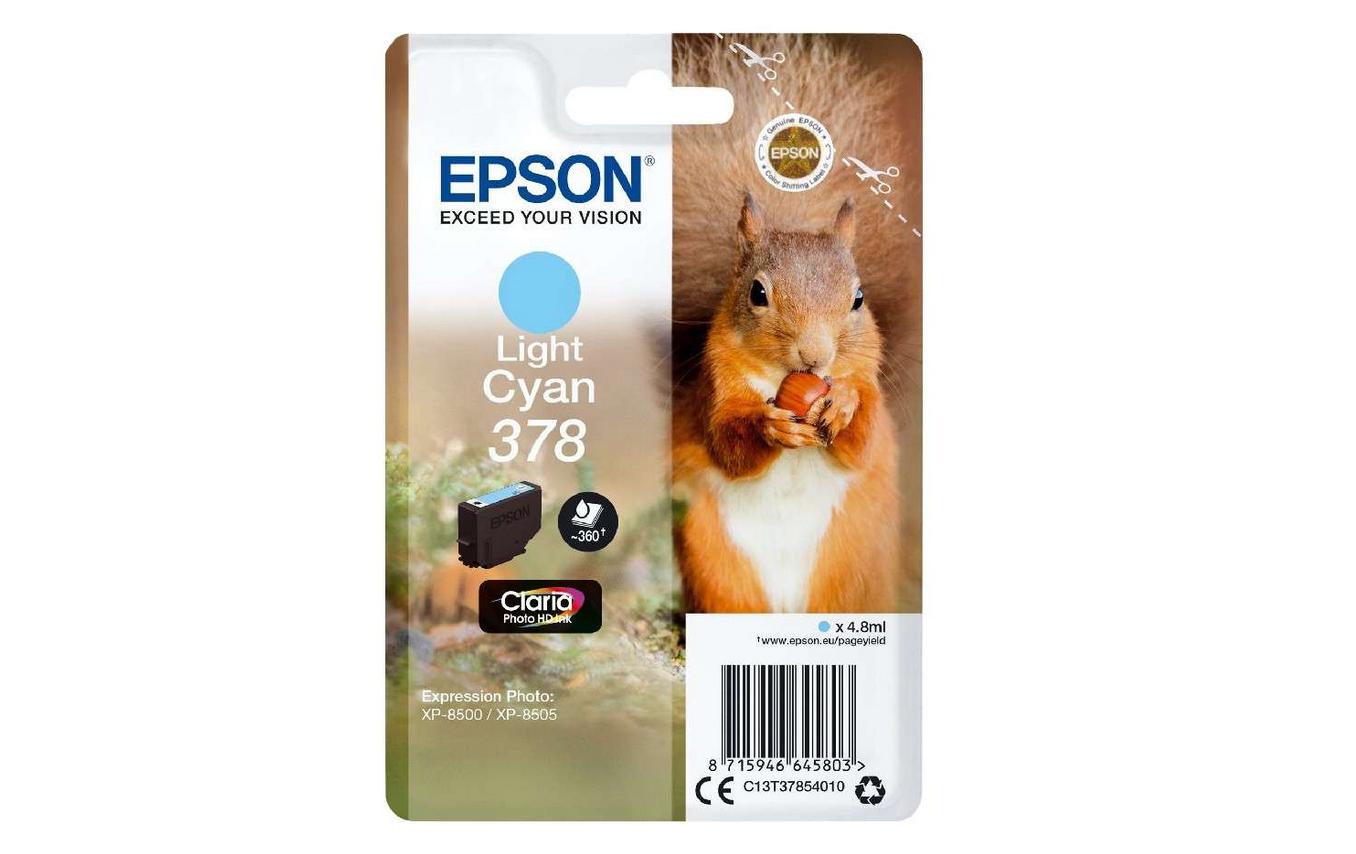 Epson Tintenpatrone 378, cyan, 360 Seiten