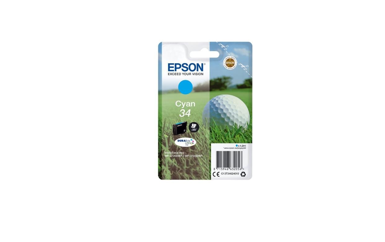 Epson Tintenpatrone 34, cyan