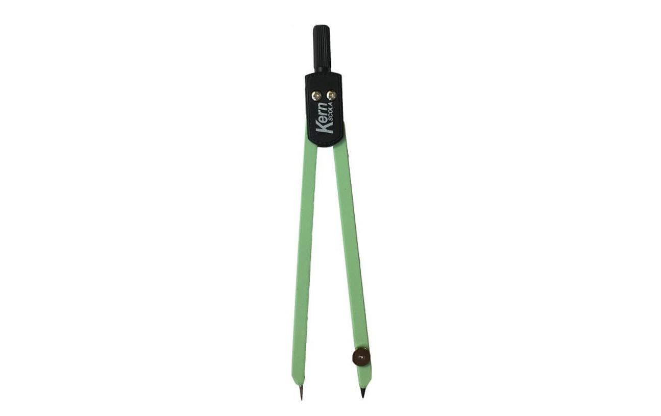KERN Scola Zirkel – Länge 135 mm, max. Kreis-Ø 30 cm, hellgrün