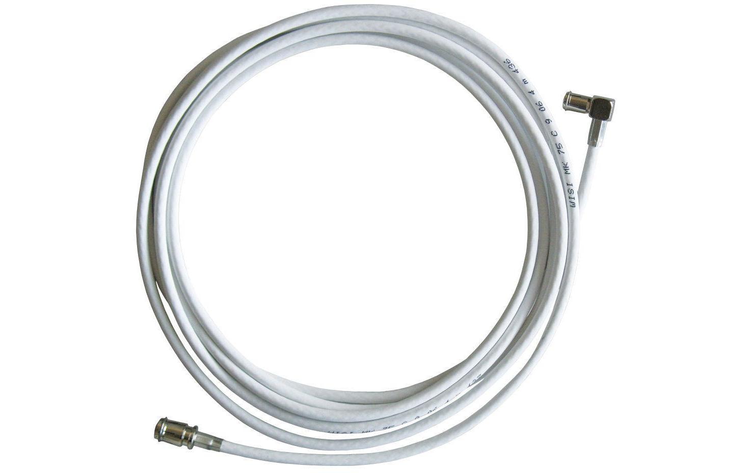 Axing Koax-Antennenkabel (IEC) – 3 m – Weiss – für Cablecom-Modem