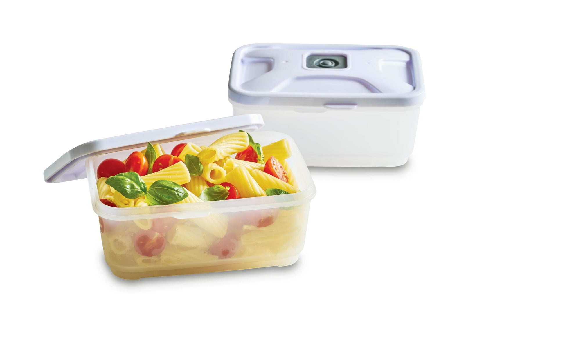 Solis Vakuumier-Box – 14 × 11,5 × 6,5 cm, 600 ml, 2 Stk., Polypropylen (PP), Transparent
