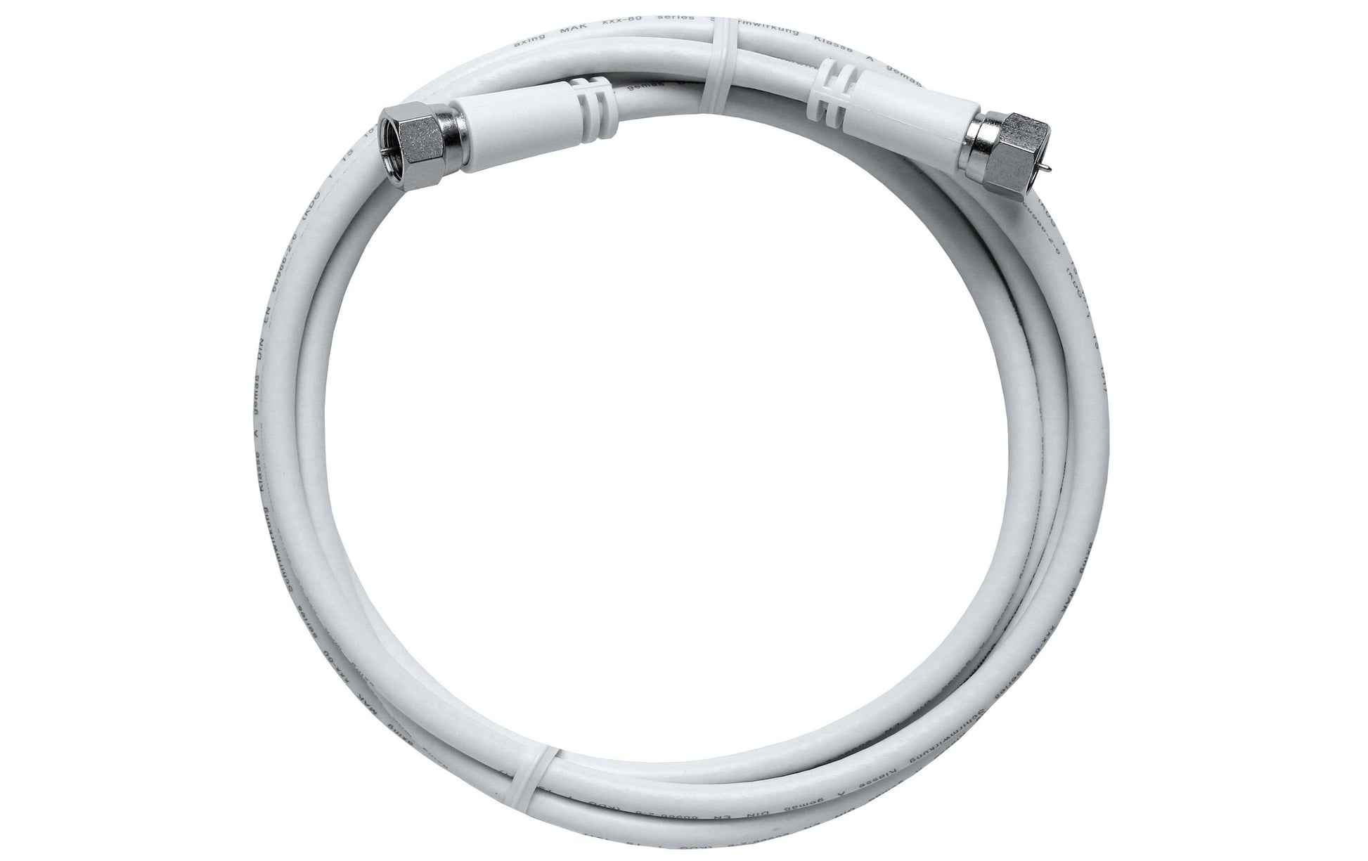 Axing Koax-Antennenkabel (IEC) – 3,5 m – Weiss