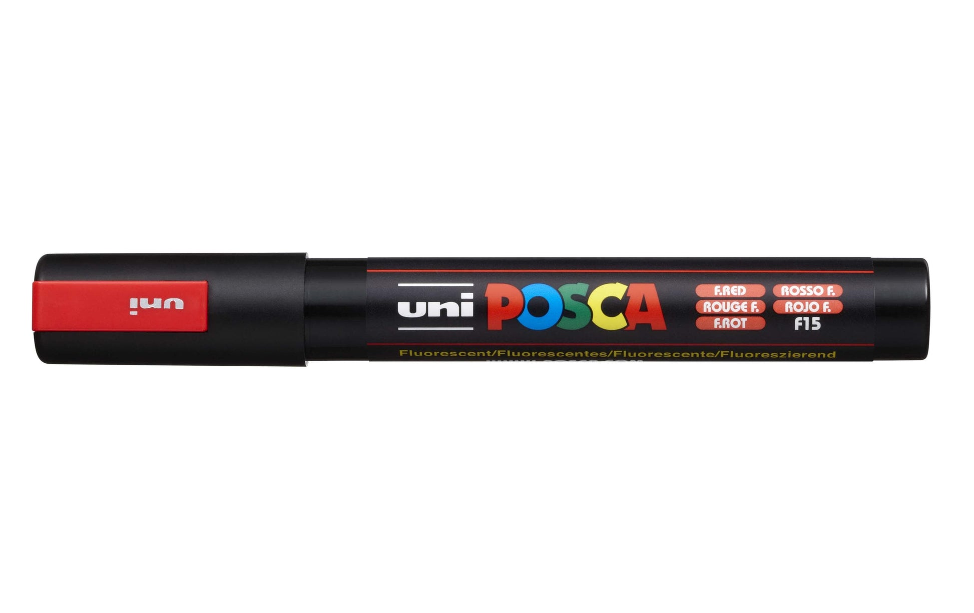 Uni-Ball POSCA PC-5M Permanentmarker – Rundspitze 1,8–2,5 mm – Rot