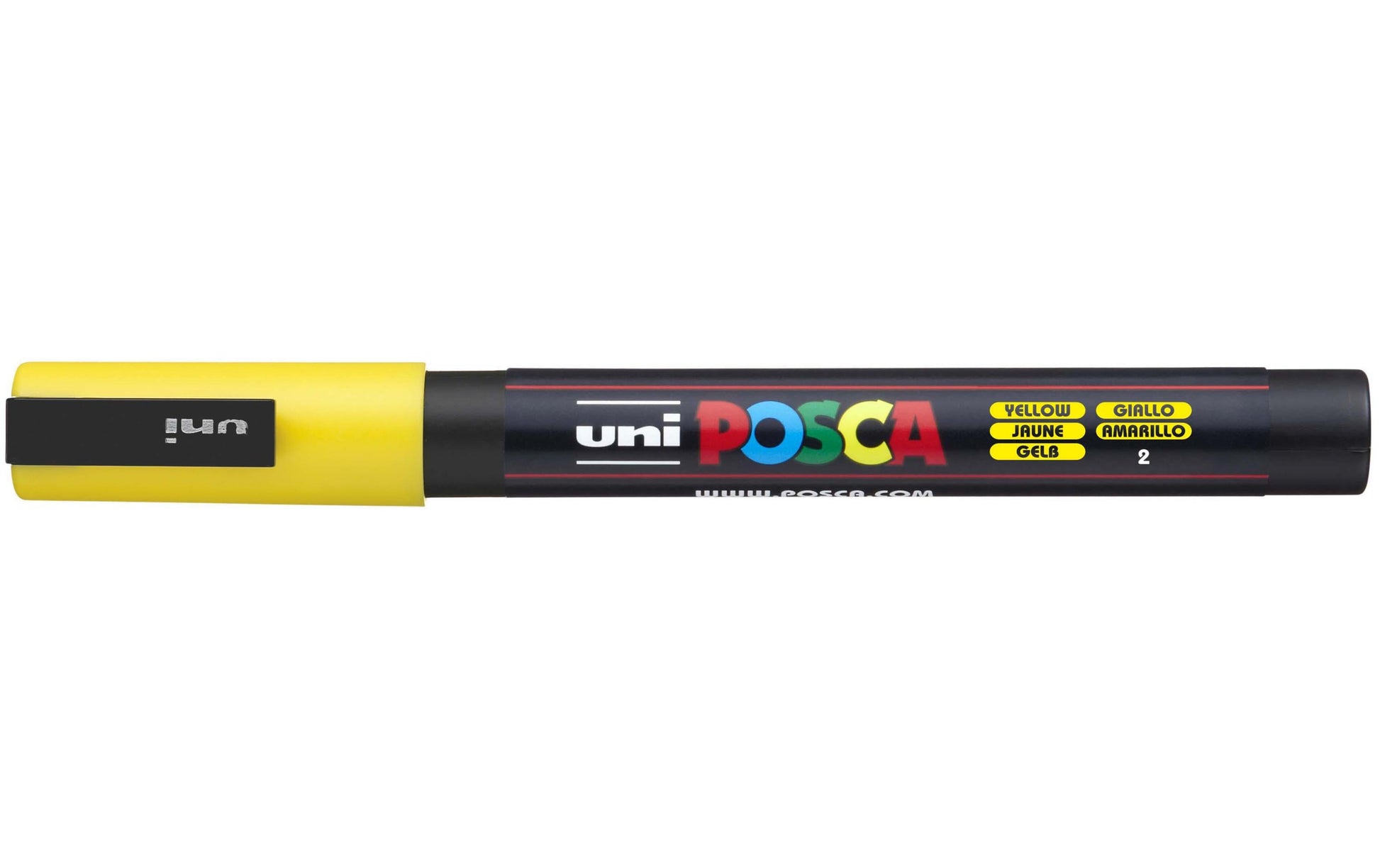 Uni-Ball POSCA PC-3M Acrylmarker – Rundspitze 0,9–1,3 mm – Gelb