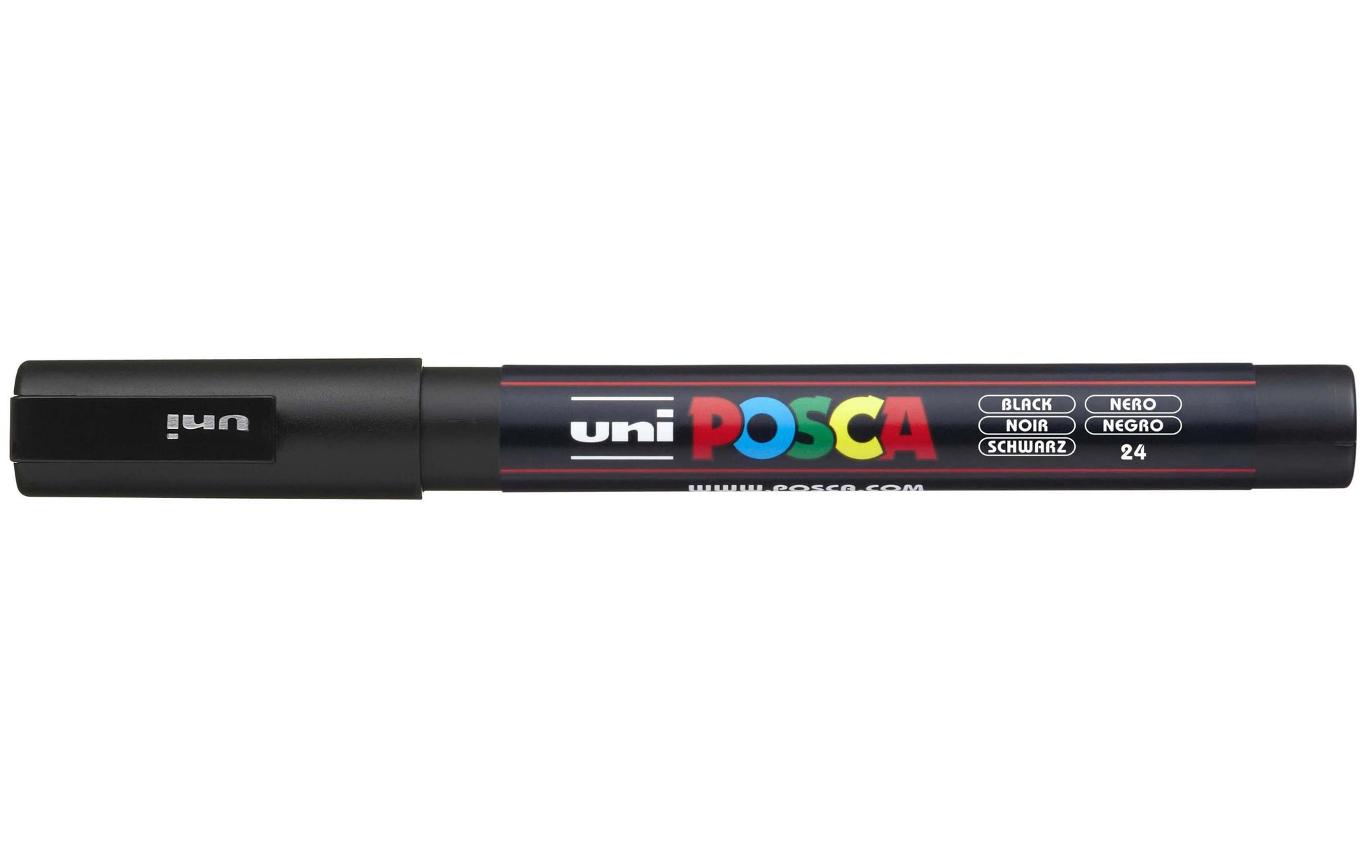 Uni-Ball Uni POSCA PC-3M Permanentmarker – Rundspitze 0,9–1,3 mm – Schwarz