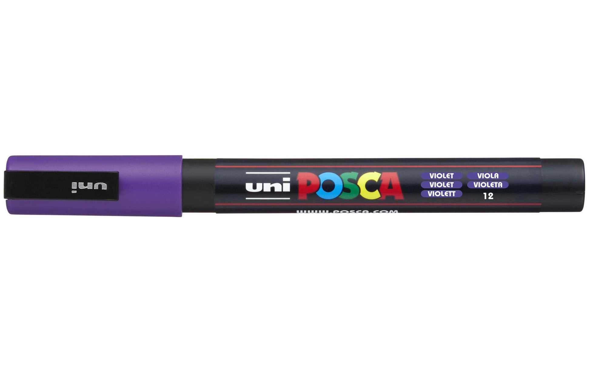 Uni-Ball POSCA PC-3M Acrylmarker – Rundspitze 0,9–1,3 mm – Violett