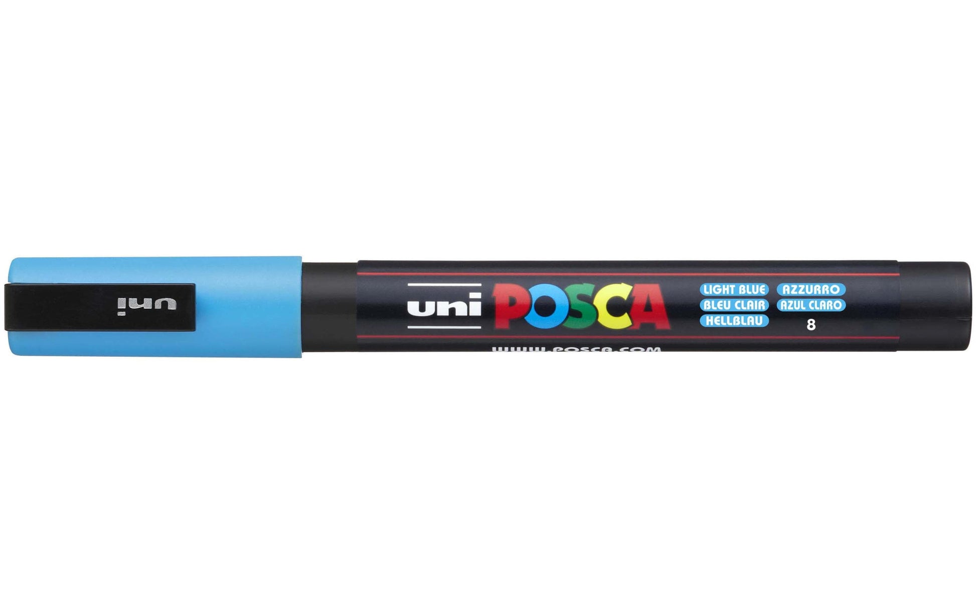 Uni-Ball POSCA PC-3M Acrylmarker – Rundspitze 0,9–1,3 mm – Hellblau