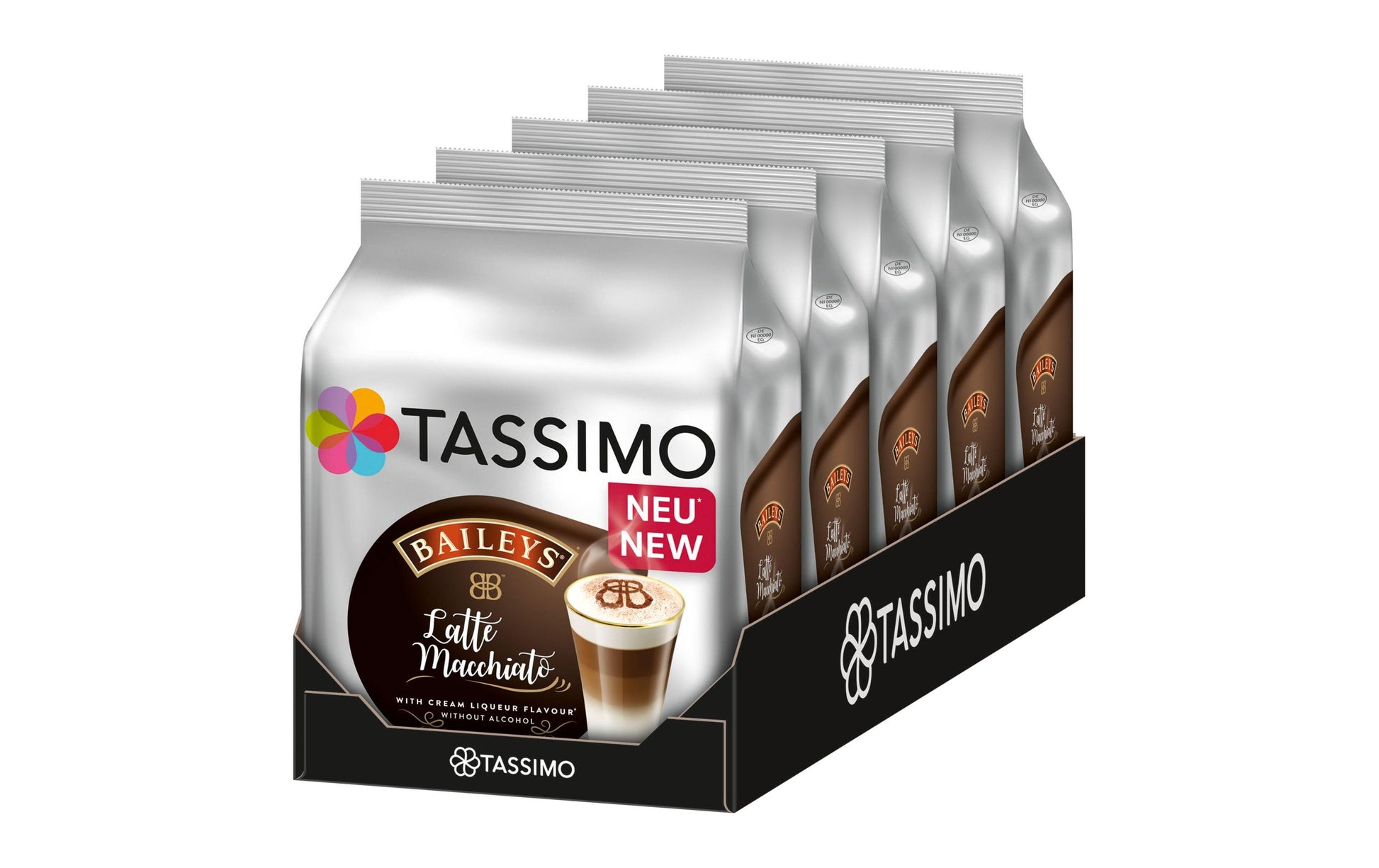 TASSIMO Jacobs Latte Macchiato – T DISC – Baileys, 40 Getränke