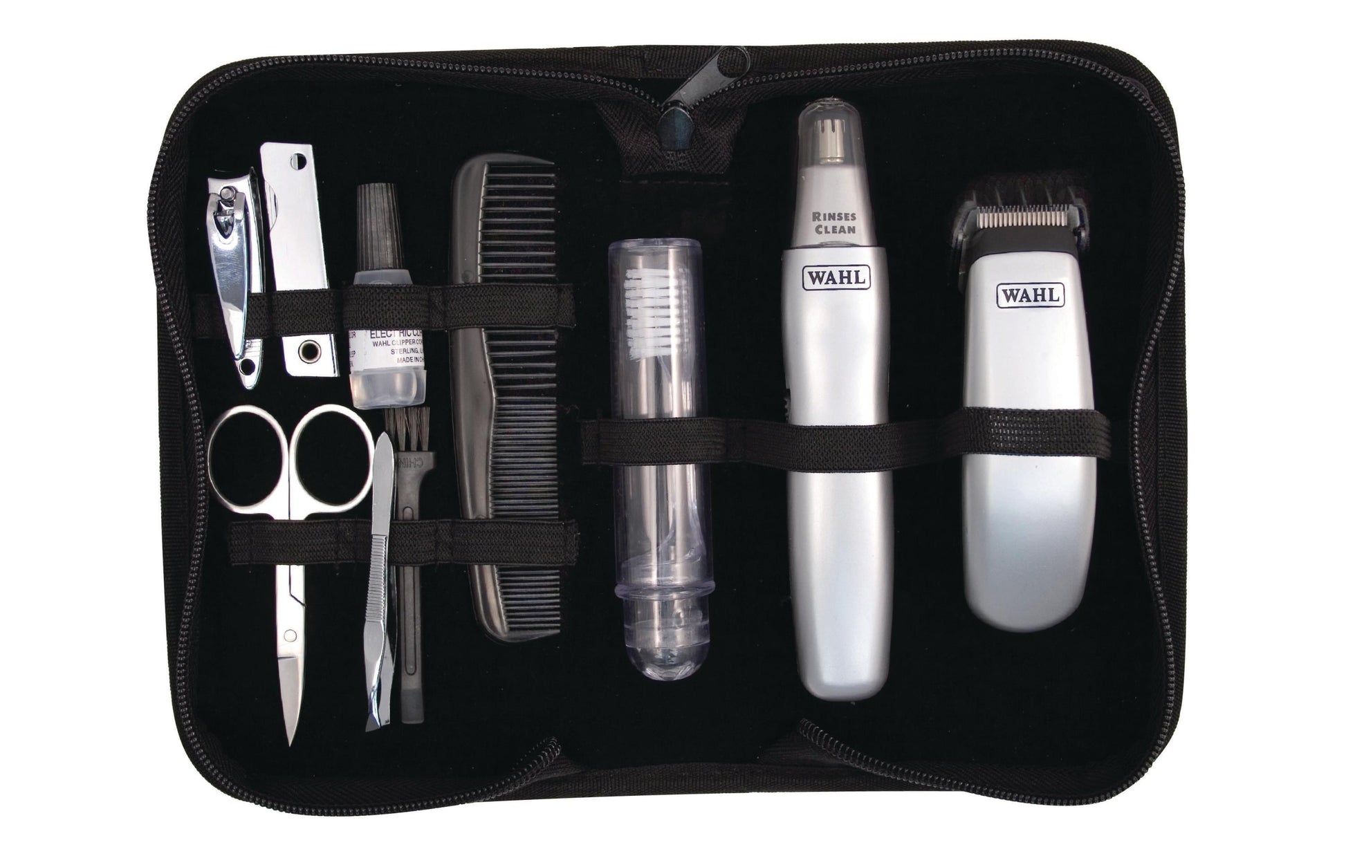 Wahl Haarschneider-Set – Batteriebetrieben (AA), Schnittbreite 2,8 cm – Silber